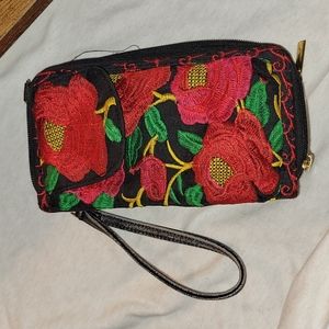 Embroidered Wallet